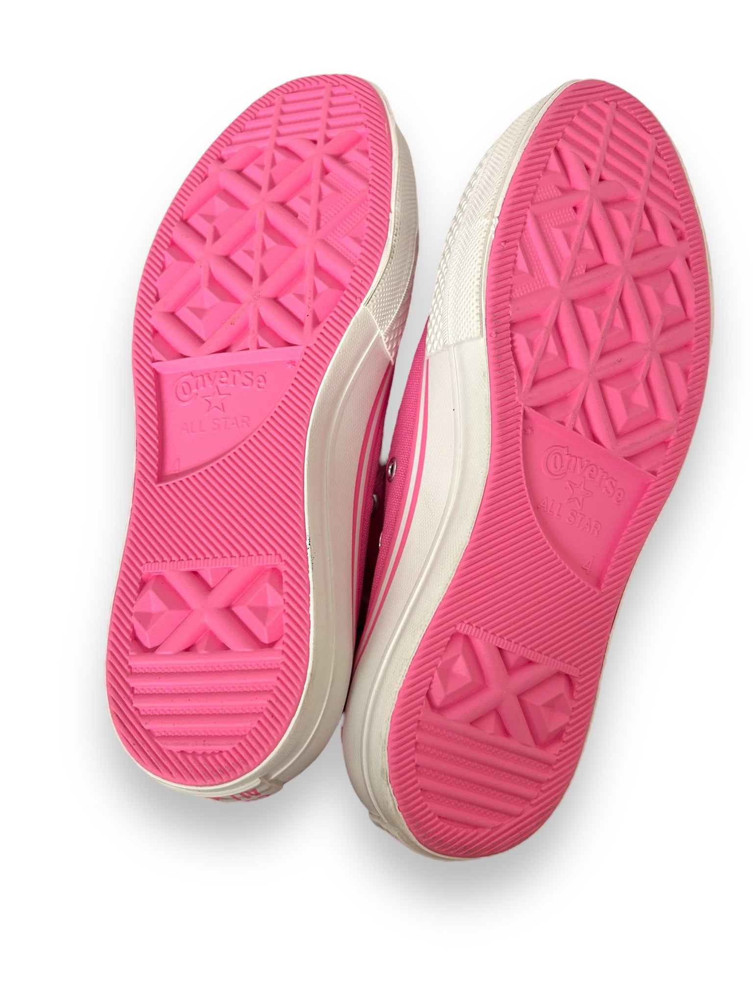 CONVERSE NWOB VARSITY PLATFORM BUBBLEGUM PINK PLATFORM SNEAKERS SIZE 6