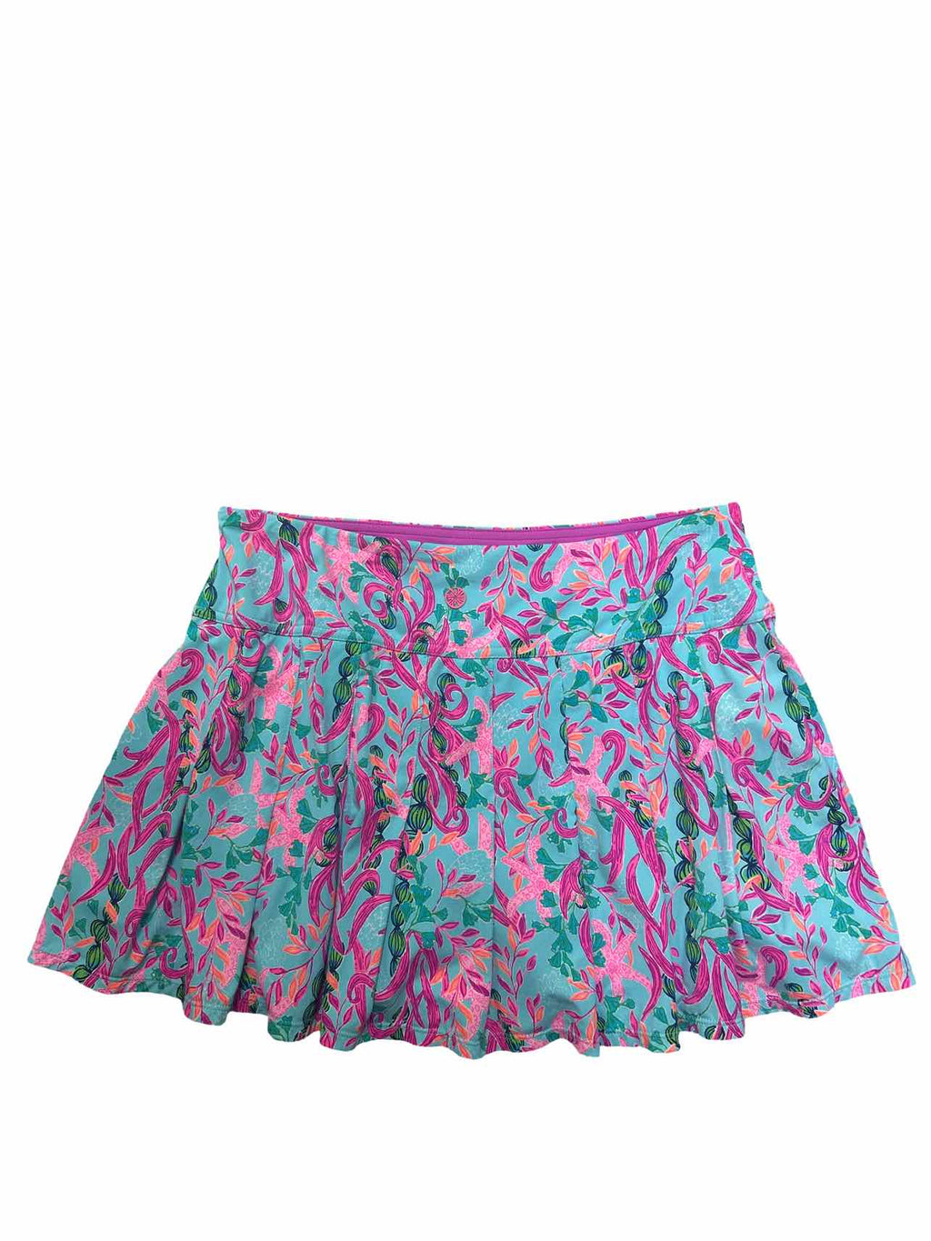 LILLY PULITZER LUXLETIC SEAWEED SAMBA SKORT SIZE: M