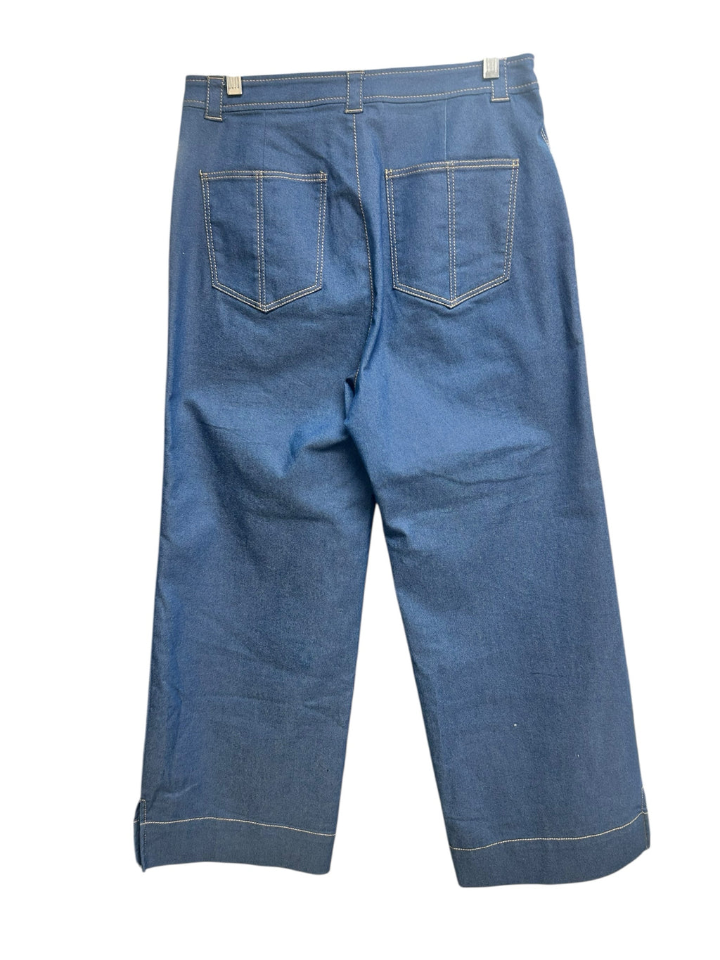 CINQ A SEPT BENJI WIDE LEG LIGHT WASH DENIM JEANS SIZE 8