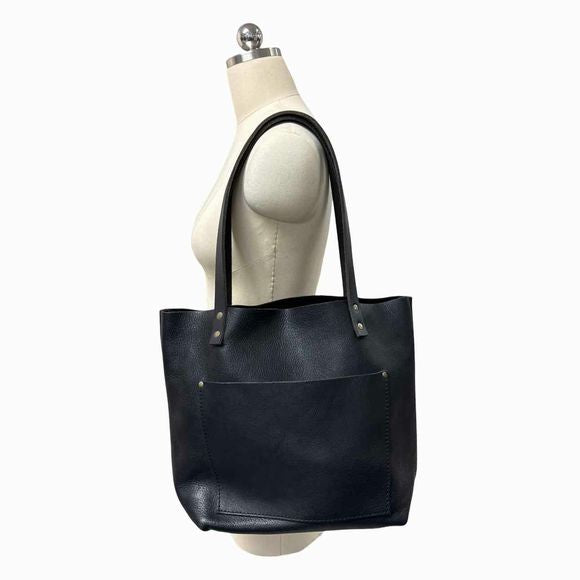 PORTLAND ALMOST PERFECT MEDIUM BLACK TOTE