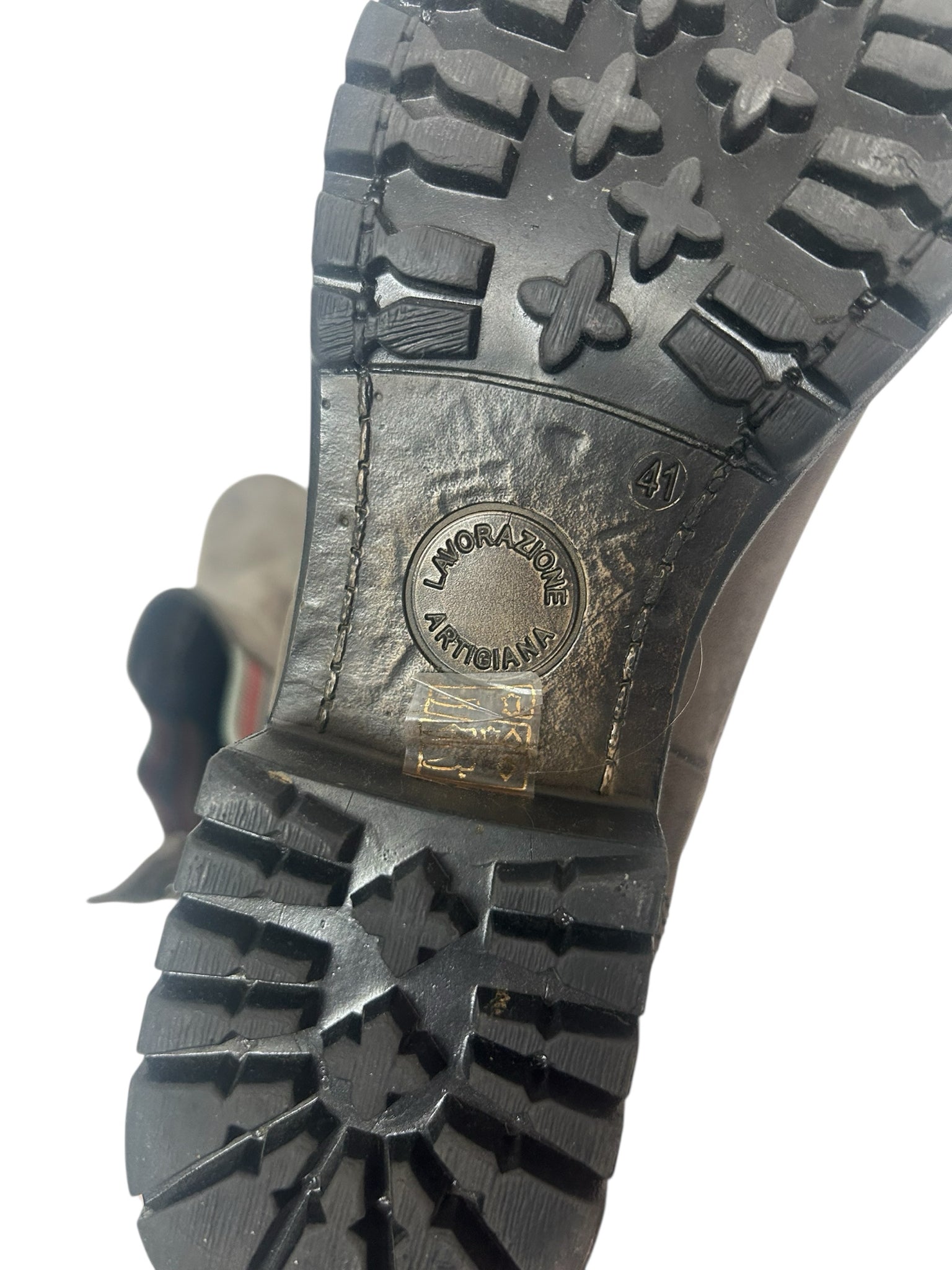 BUENO FLORIDA CHELSEA BOOTS MULTI-COLOR WITH STRIPED ELASTIC SIZE 41