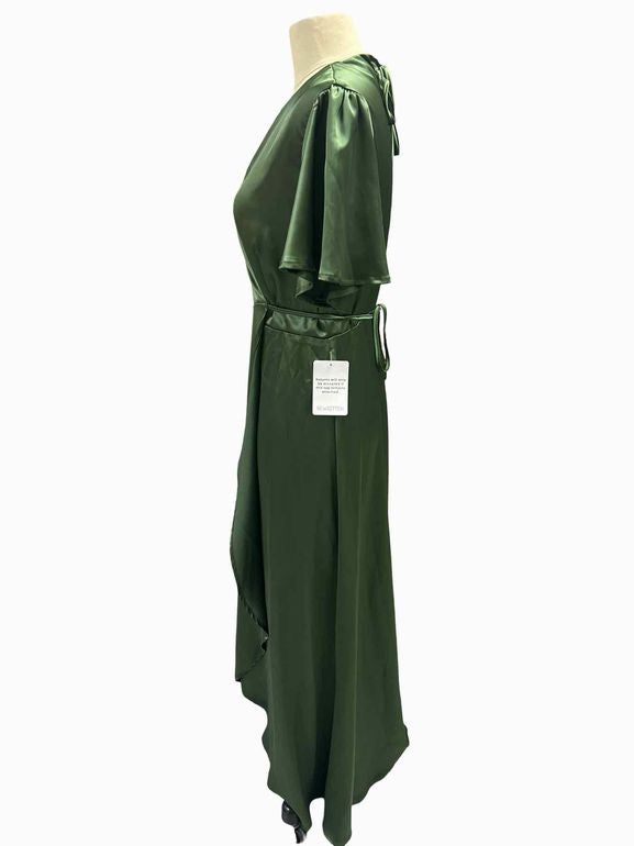 REWRITTEN NWT! BRIDESMAID WATERFALL DRESS SIZE: S