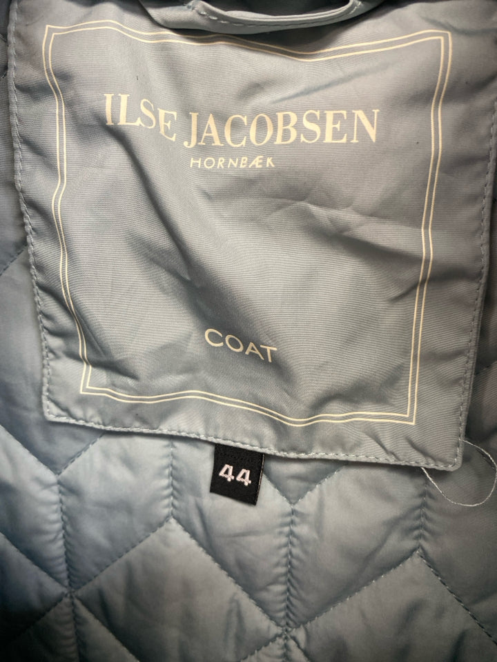 ILSE JACOBSEN ART. 06 PADDED QUILT COAT IN PALE PETROLEUM SIZE 44 / US 14