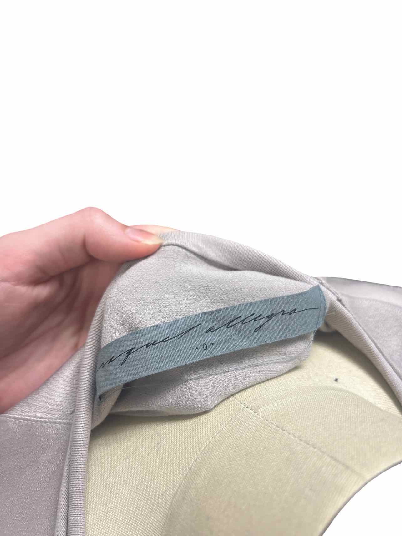 RAQUEL ALLEGRA SATIN DRAWSTRING TOP SIZE: 0