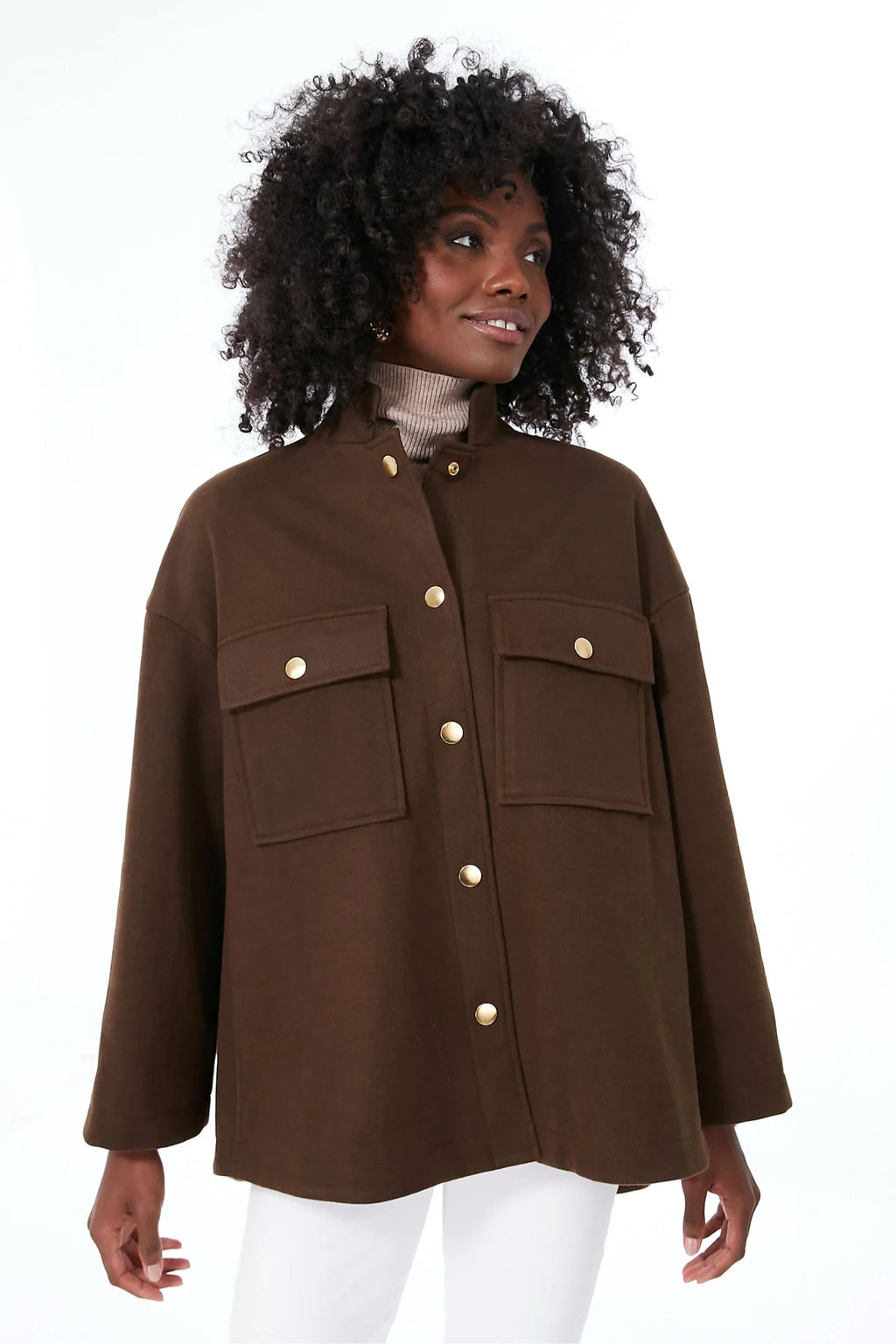 NWT TUCKERNUCK MARANT CHOCOLATE BROWN SHIRT JACKET SIZE MEDIUM