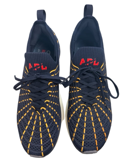 APL x ORACLE TECHLOOM ZIPLINE WOMENS SNEAKER NAVY/GOLD SIZE 10
