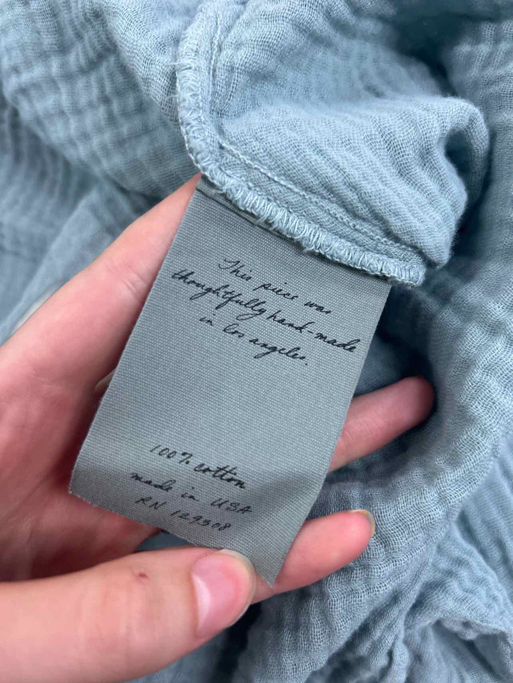 RAQUEL ALLEGRA TATIANA DRESS - STEEL BLUE - GARMENTORY SIZE: 00
