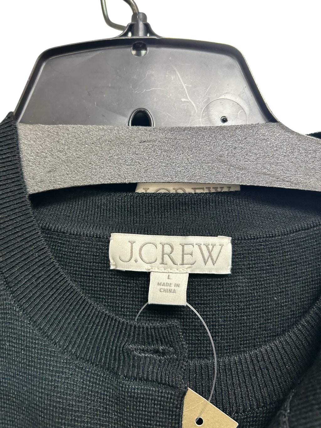 JCREW  NWT TENCEL LYOCELL CARDIGAN/SHELL TWIN SET BLACK SIZE LARGE