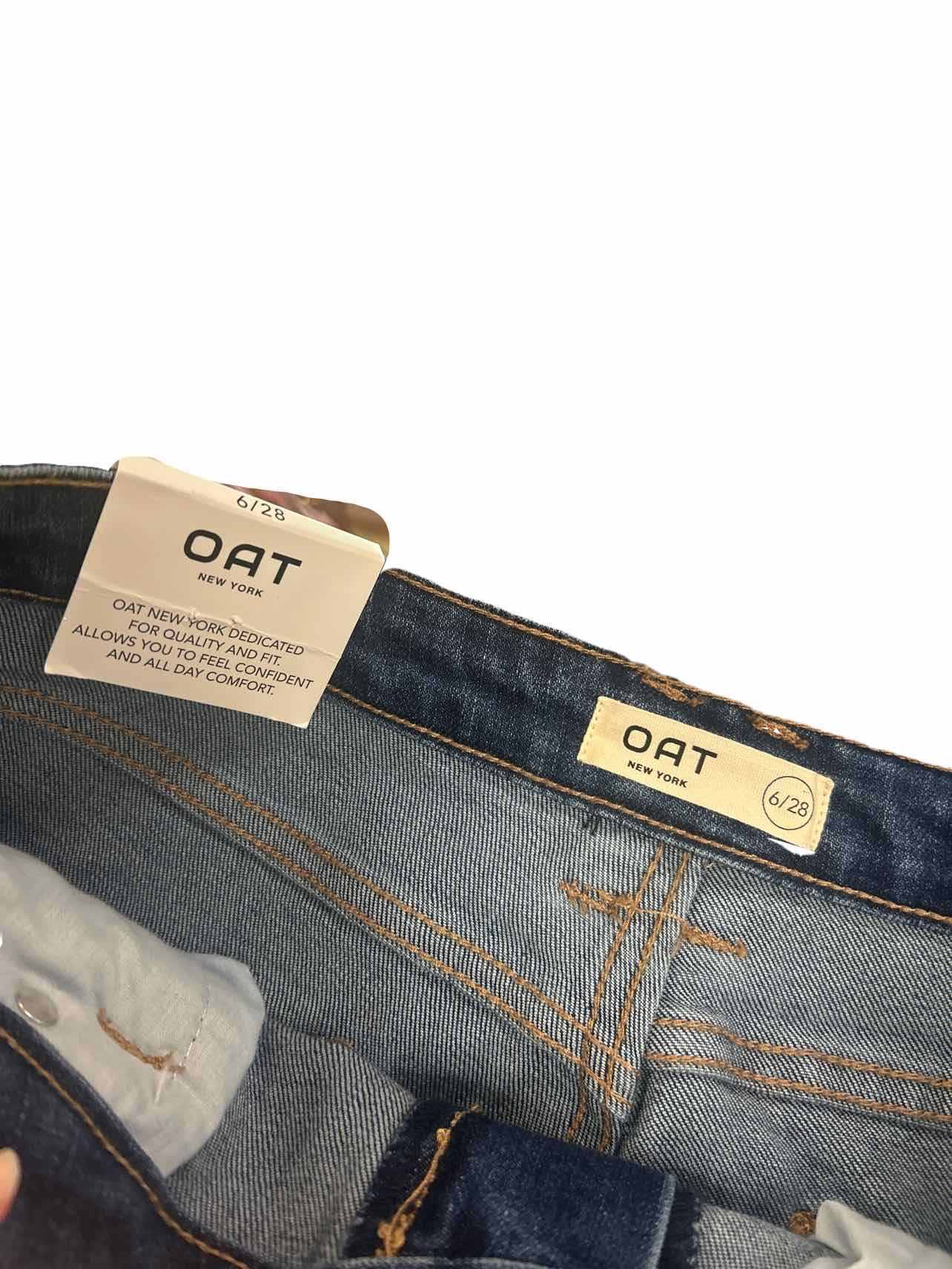 OAT NWT HIGH RISE SLIM BOOT CUT JEAN SIZE: 6