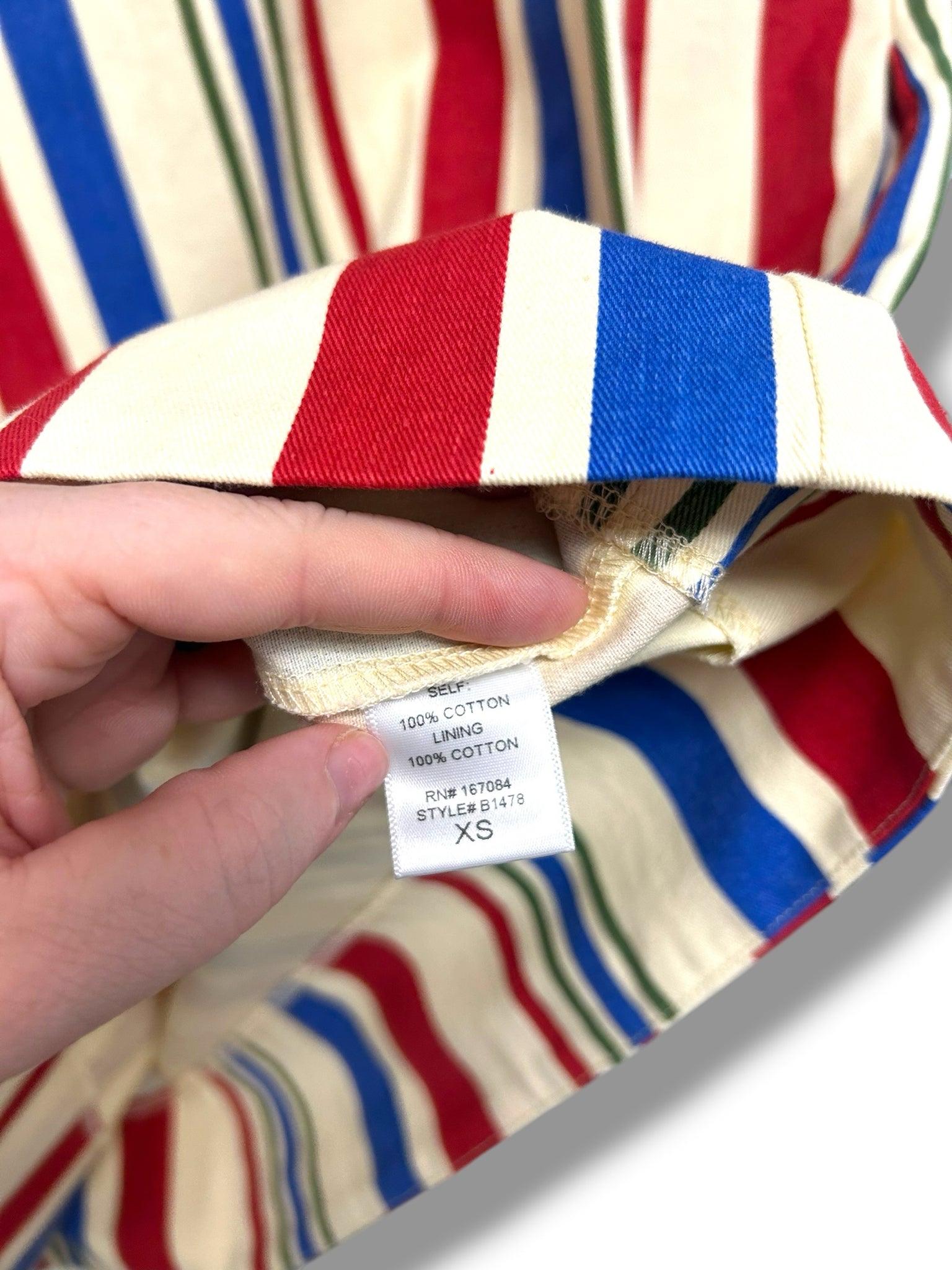 NWT POMANDER PLACE AMERICANA STRIPE KIRA MINI TANK DRESS SIZE XS