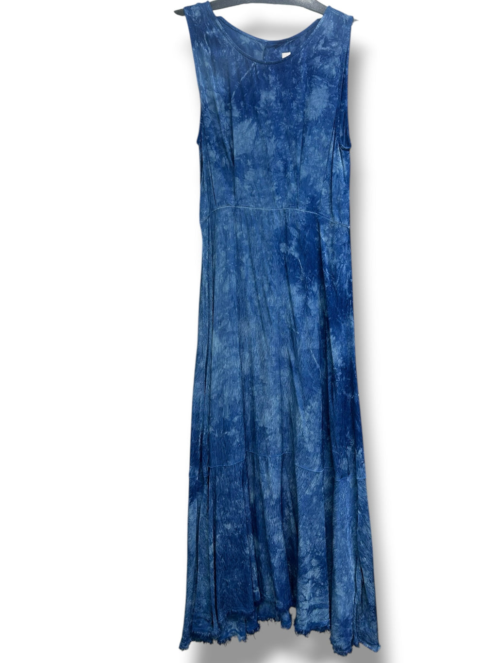 RAQUEL ALLEGRA FRIDA BLUE TIE DYE TANK DRESS SIZE 0