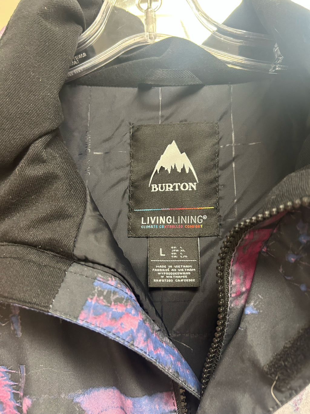 BURTON WOMEN'S JET SET PURPLE DESERT OUTDOOR ACTIVE JACKET SIZE LARGE