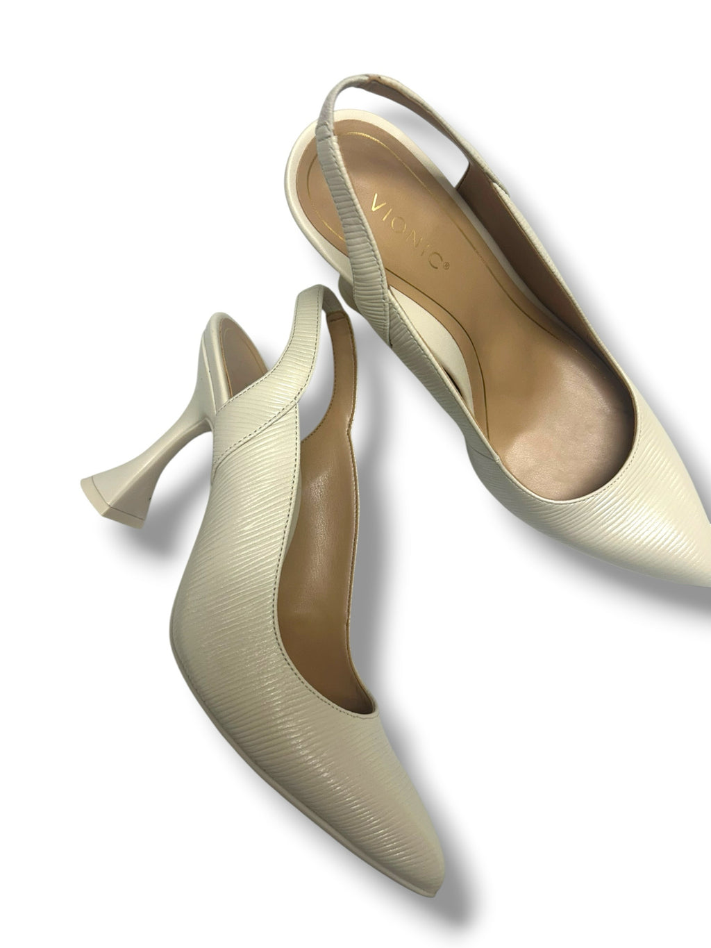 NEW IN BOX VIONIC ADALENA CREAM SLINGBACK SIZE 8