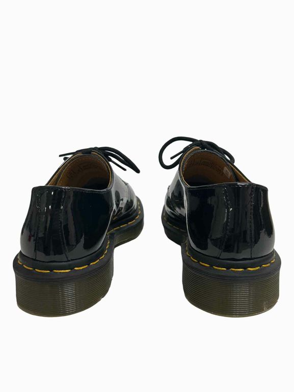 DR MARTENS 461 BEX PATENT LEATHER OXFORD SHOES SIZE: 9