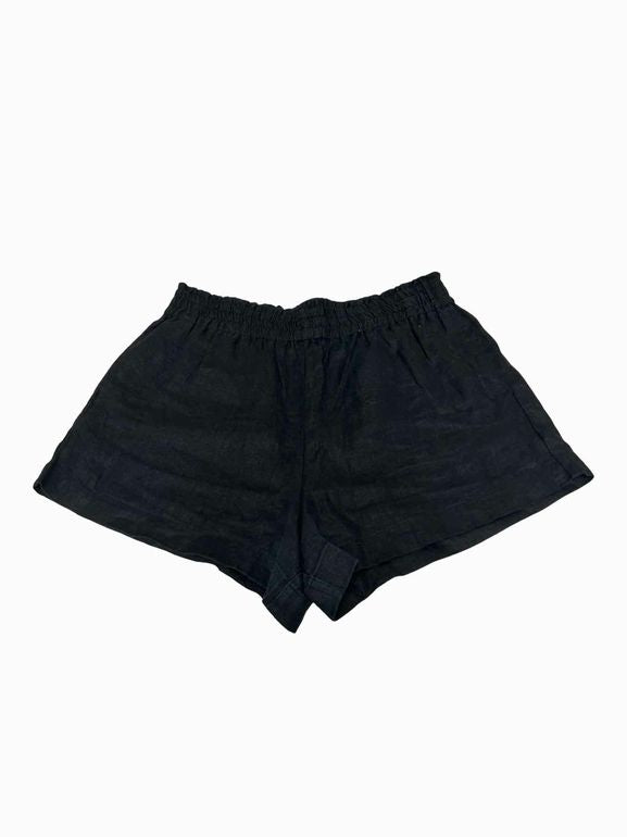 REFORMATION MILA 100% LINEN PULL ON SHORTS SIZE: M