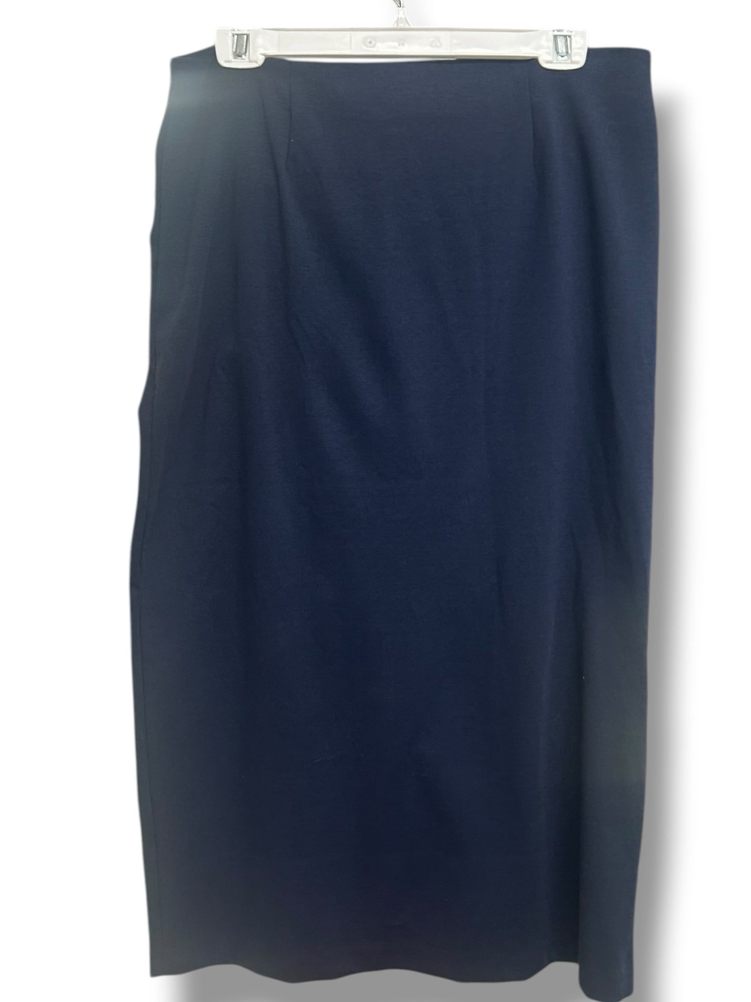NWT BODEN NAVY JERSEY KNOT DETAIL SPLIT MIDI SKIRT SIZE 12