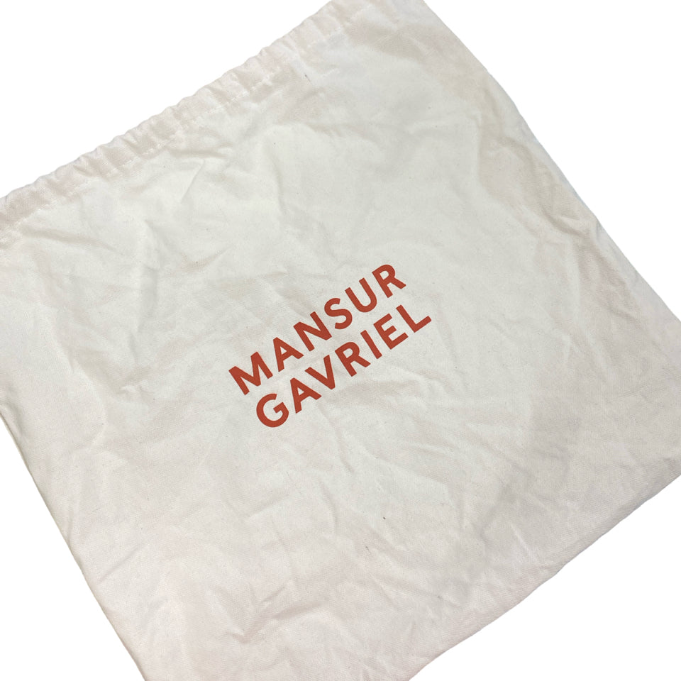 MANSUR GAVRIEL ABSTRACT M FRAME SHOULDER CROSSBODY BAG AQUA