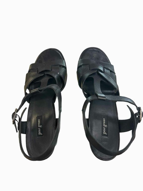 PAUL GREEN  RAVEN PLATFORM SANDAL SIZE: 9