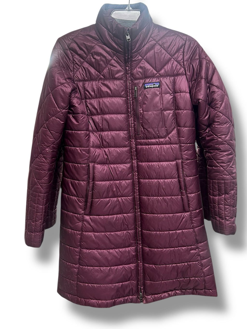 PATAGONIA RADALIE INSULATED PURPLE MID LENGTH PARKA SIZE SMALL - WEARHOUSE  CONSIGNMENT