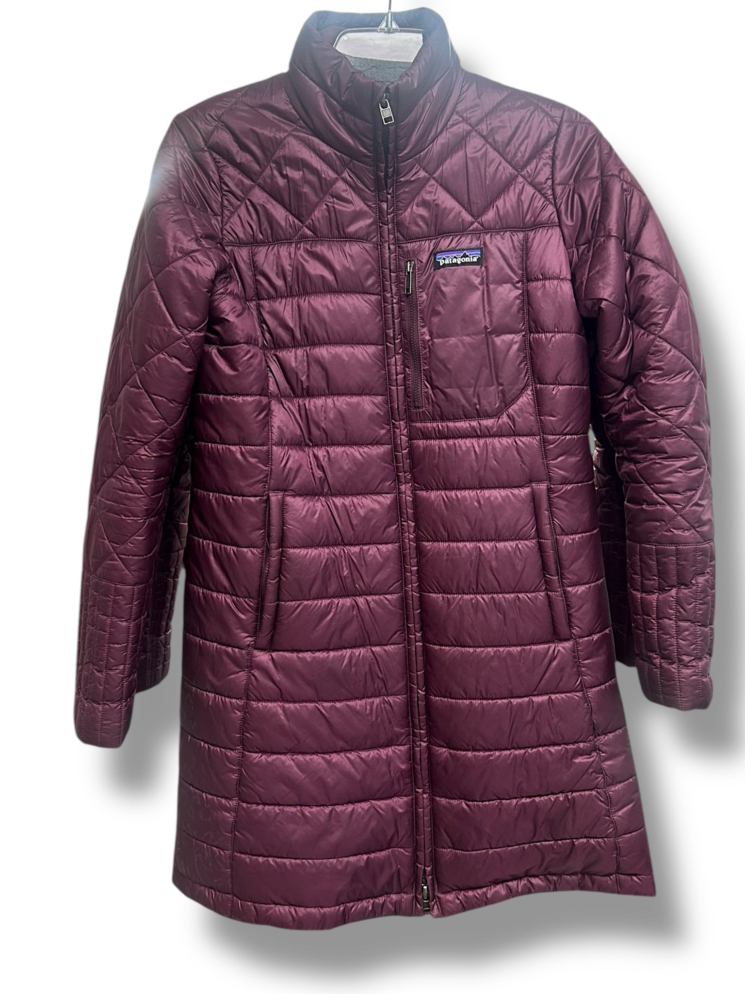 PATAGONIA RADALIE INSULATED PURPLE MID LENGTH PARKA SIZE SMALL