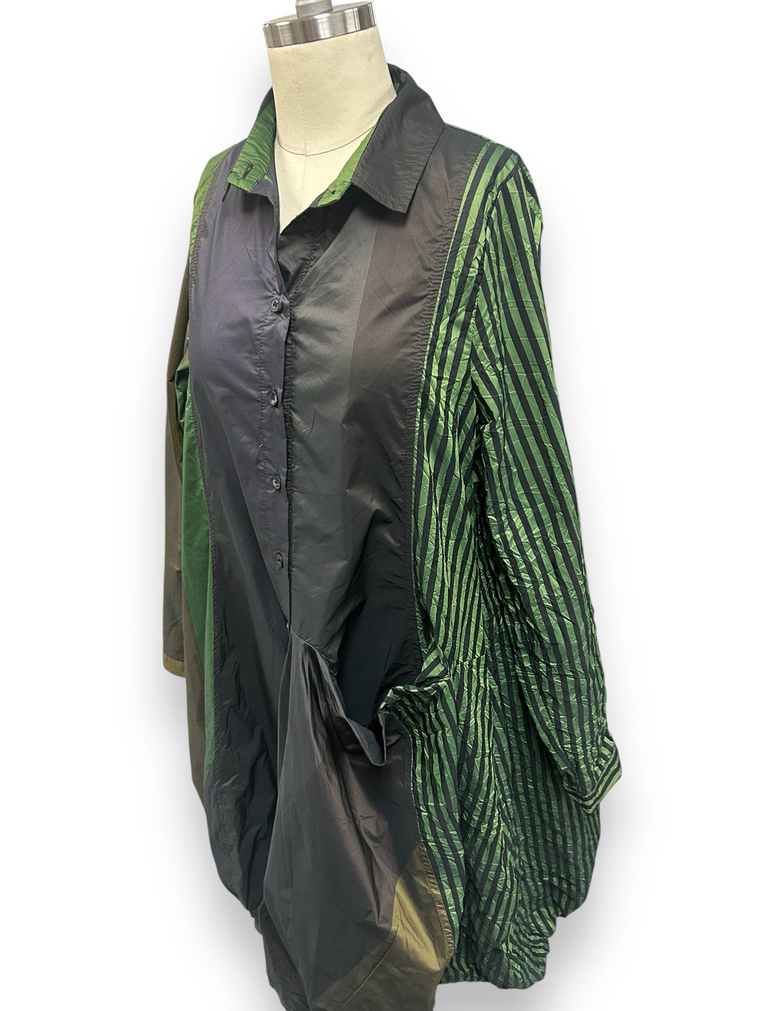 ALEMBIKA IN MY ELEMENT WONDERFUL ART TO WEAR SHIRT DRESS SIZE US 12