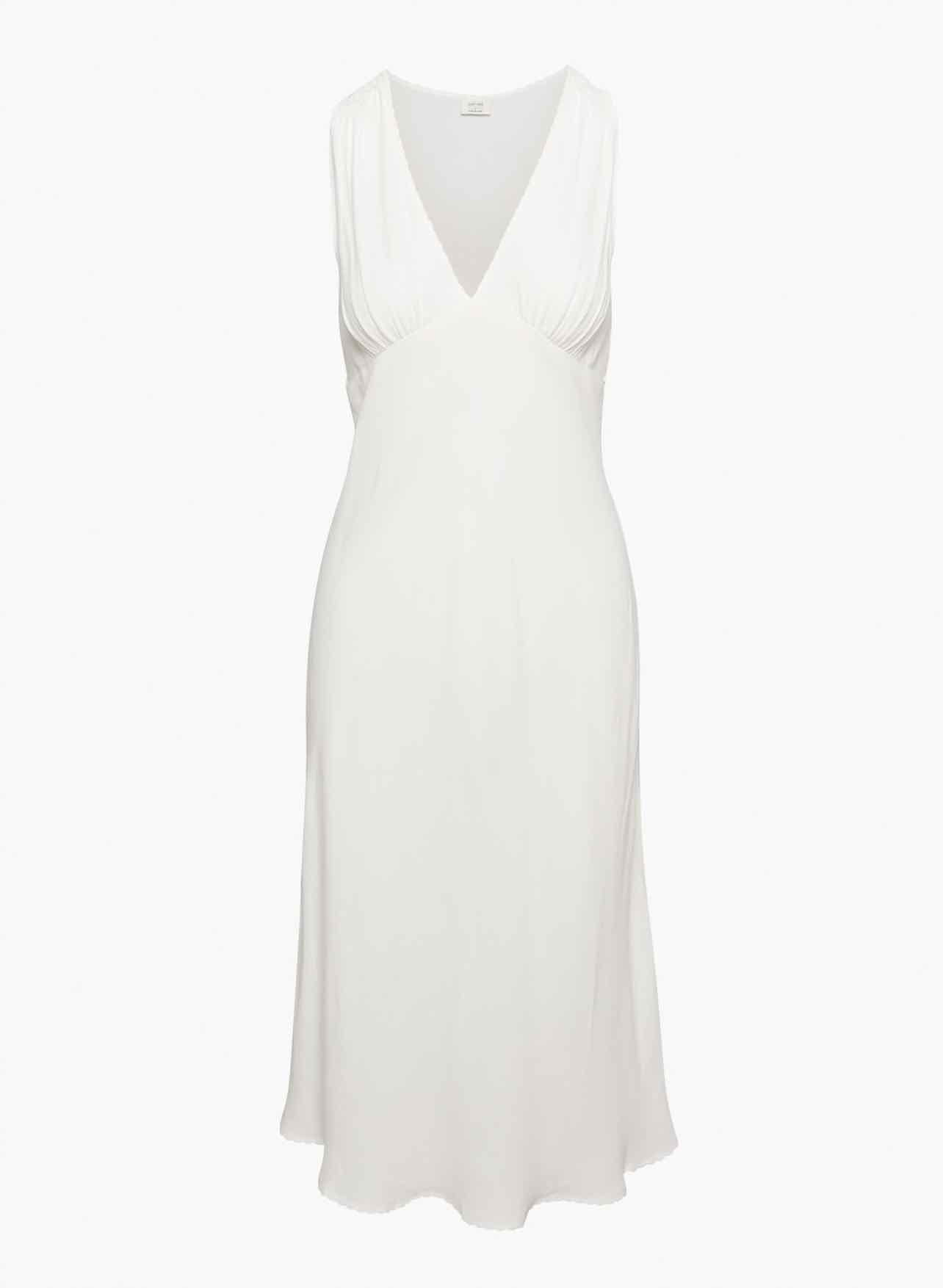 ARITZIA WILFRED SECRET SLIP MIDI DRESS SIZE: M