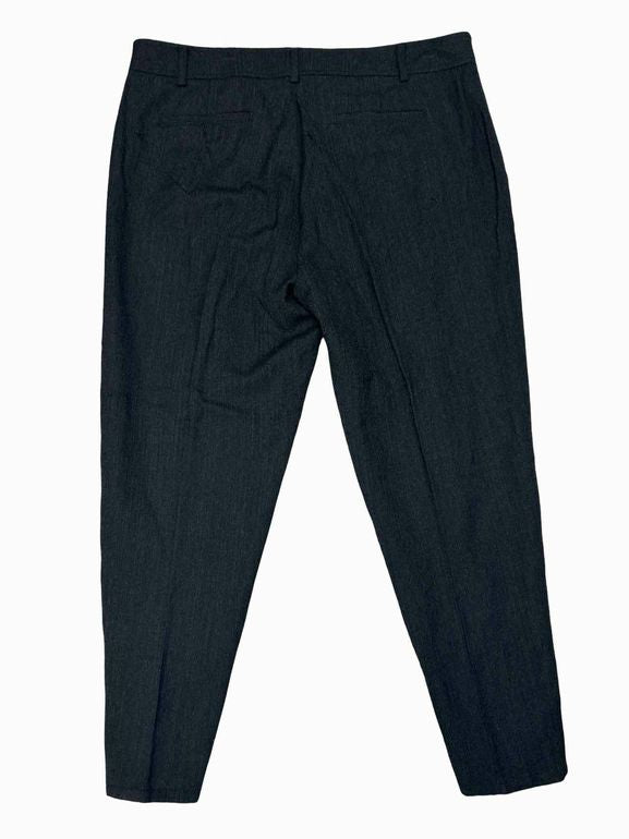 EILEEN FISHER NWT EILEEN FISHER FLORENTINE WOOL LINEN BLEND TAPERED TROUSER SIZE: 12P