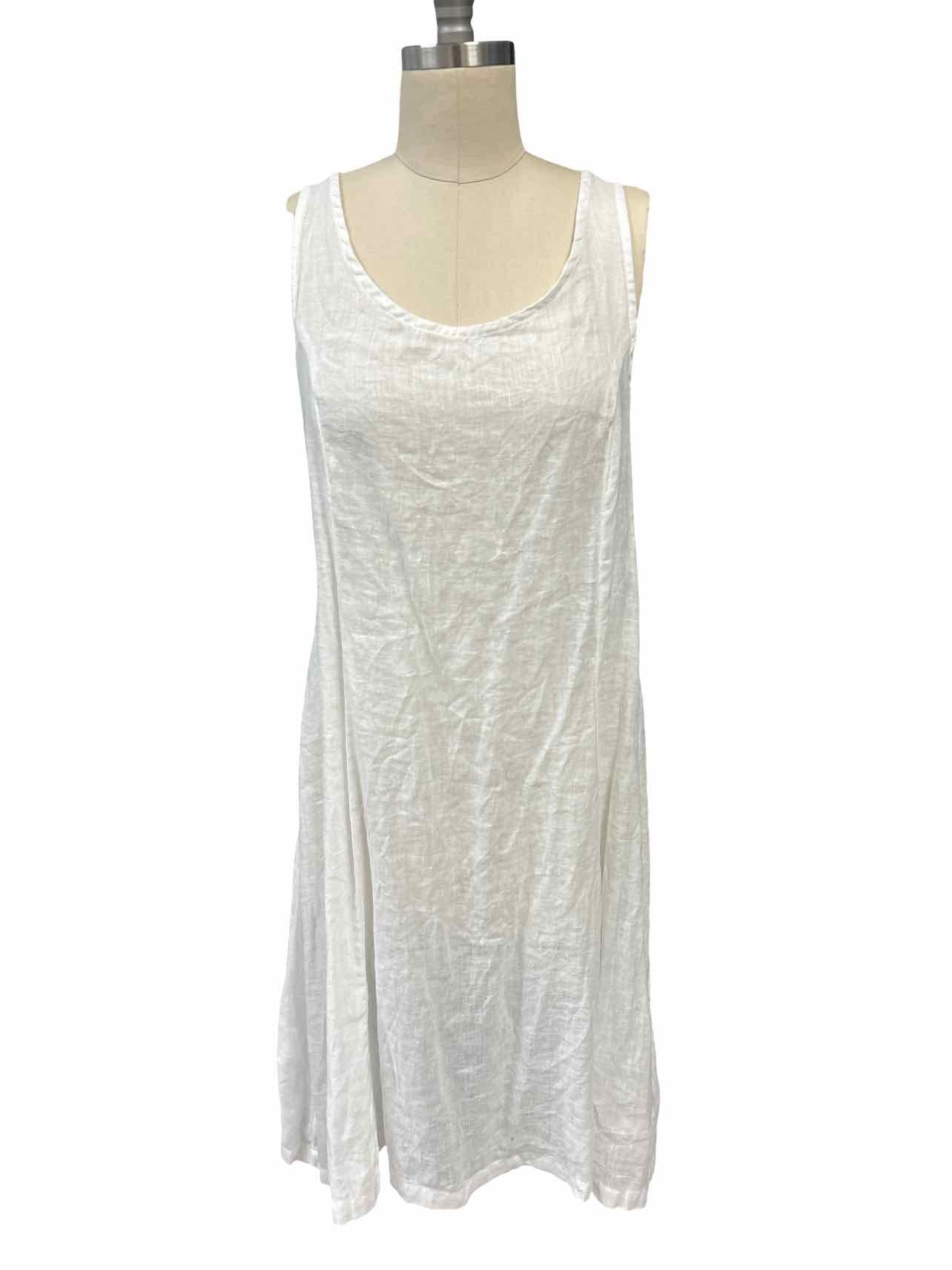 CP SHADES BREE SLEEVELESS LINEN SWING DRESS SIZE: XS