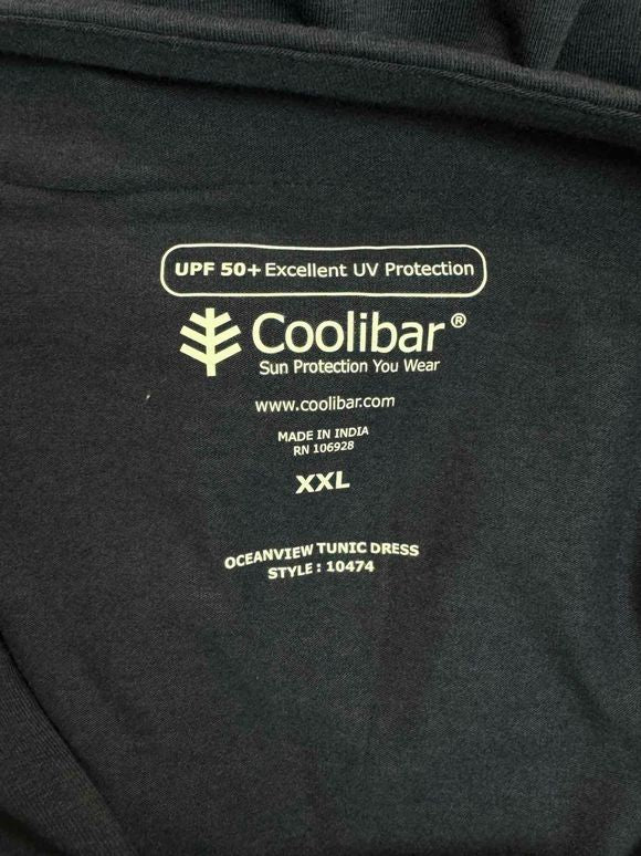 COOLIBAR UPF 50+ OCEAN VIEW TUNIC NAVY DRESS SIZE XXL