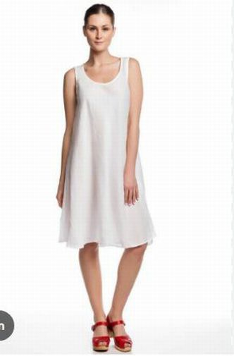 CP SHADES BREE SLEEVELESS LINEN SWING DRESS SIZE: XS