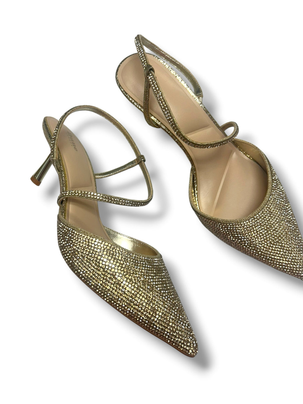 NEW IN BOX DUNE LONDON COMPETITIVE KITTEN HEEL GOLD PUMPS SIZE 11