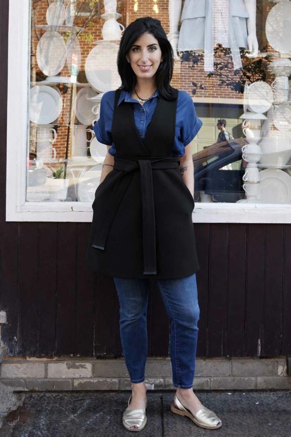 BOUTIQUE 'Hilary' Signature Neoprene Apron Dress SIZE: XL