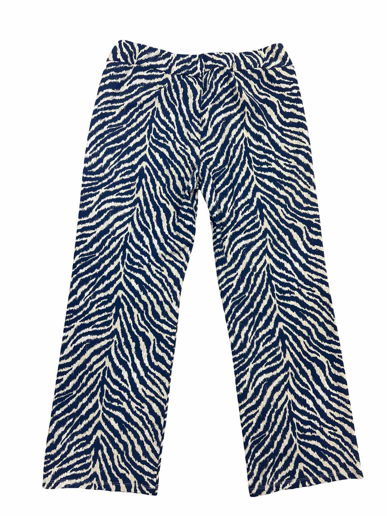 J MCLAUGHLIN ZEBRA PRINT WIDE LEG PANT SIZE: XL