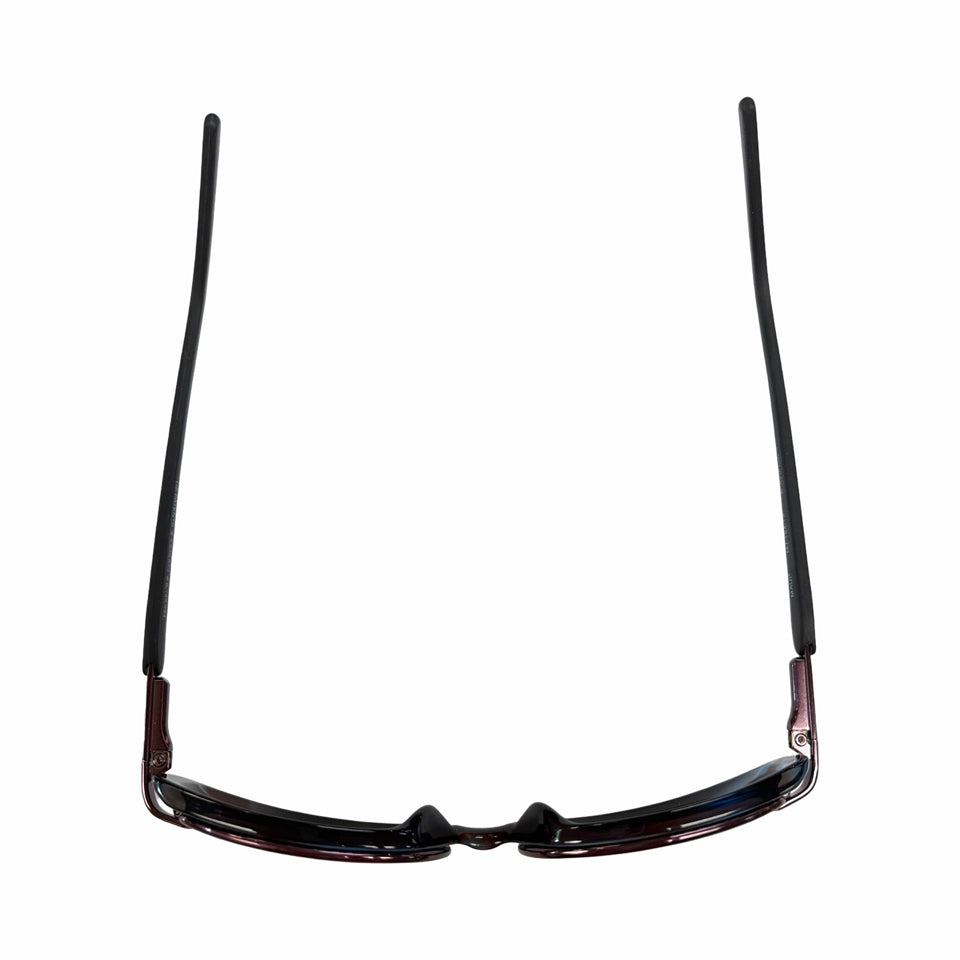 MAUI JIM VINTAGE HANA MJ124 POLARIZED SUNGLASSES RUBY WINE