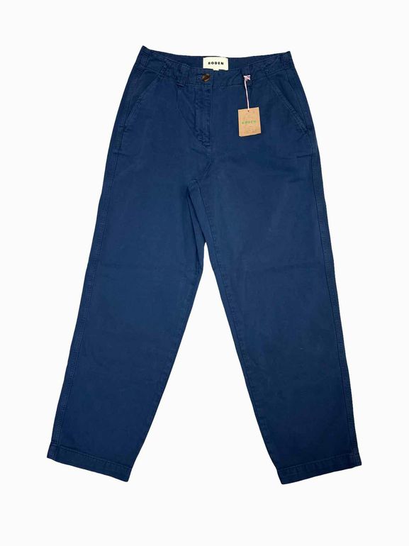 BODEN  NWT CASUAL COTTON TAPERED TROUSER SIZE: 6L