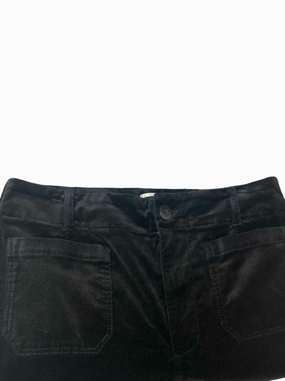 ANTHROPOLOGIE SMAEVE VELVET THE COLETTE WIDE LEG PANT SIZE: 32