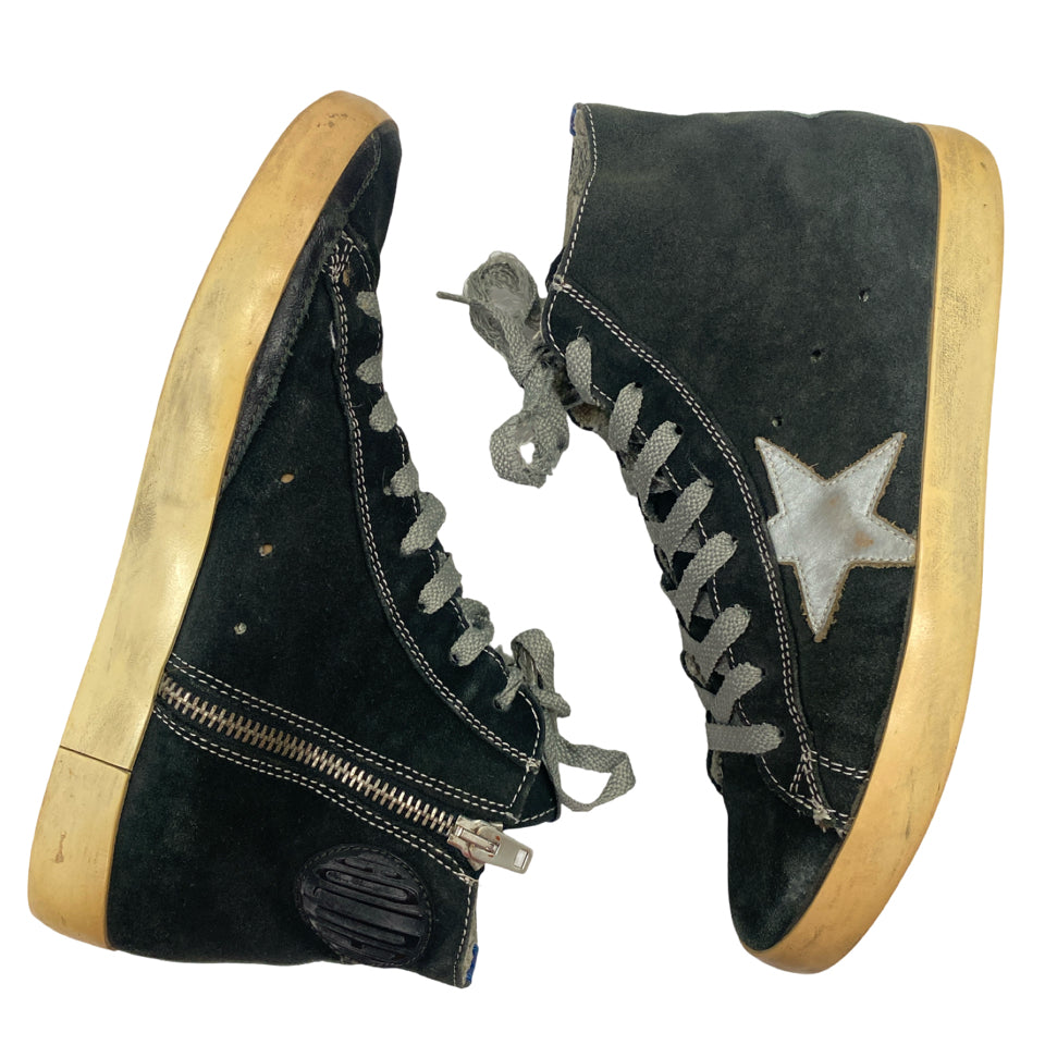GOLDEN GOOSE FRANCY CANVAS HIGH TOP SNEAKER SIZE 39