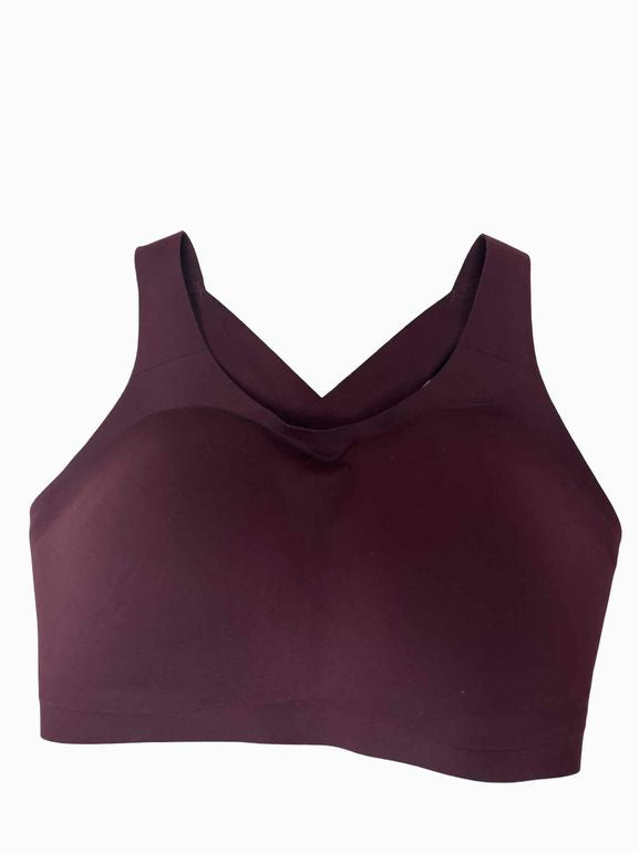 LULULEMON ENLITE BRA WEAVE IN GARNET SIZE: 34E
