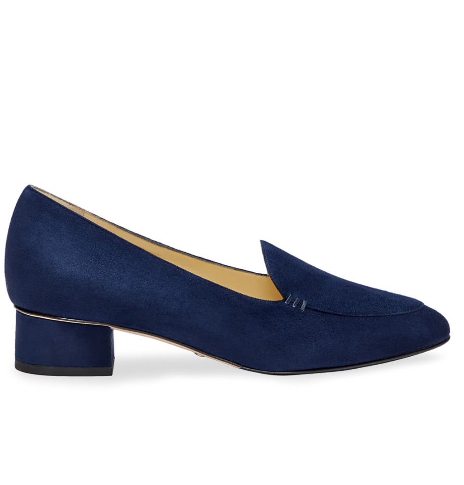 SARAH FLINT ROSIE NAVY SUEDE PUMP SIZE 42.5