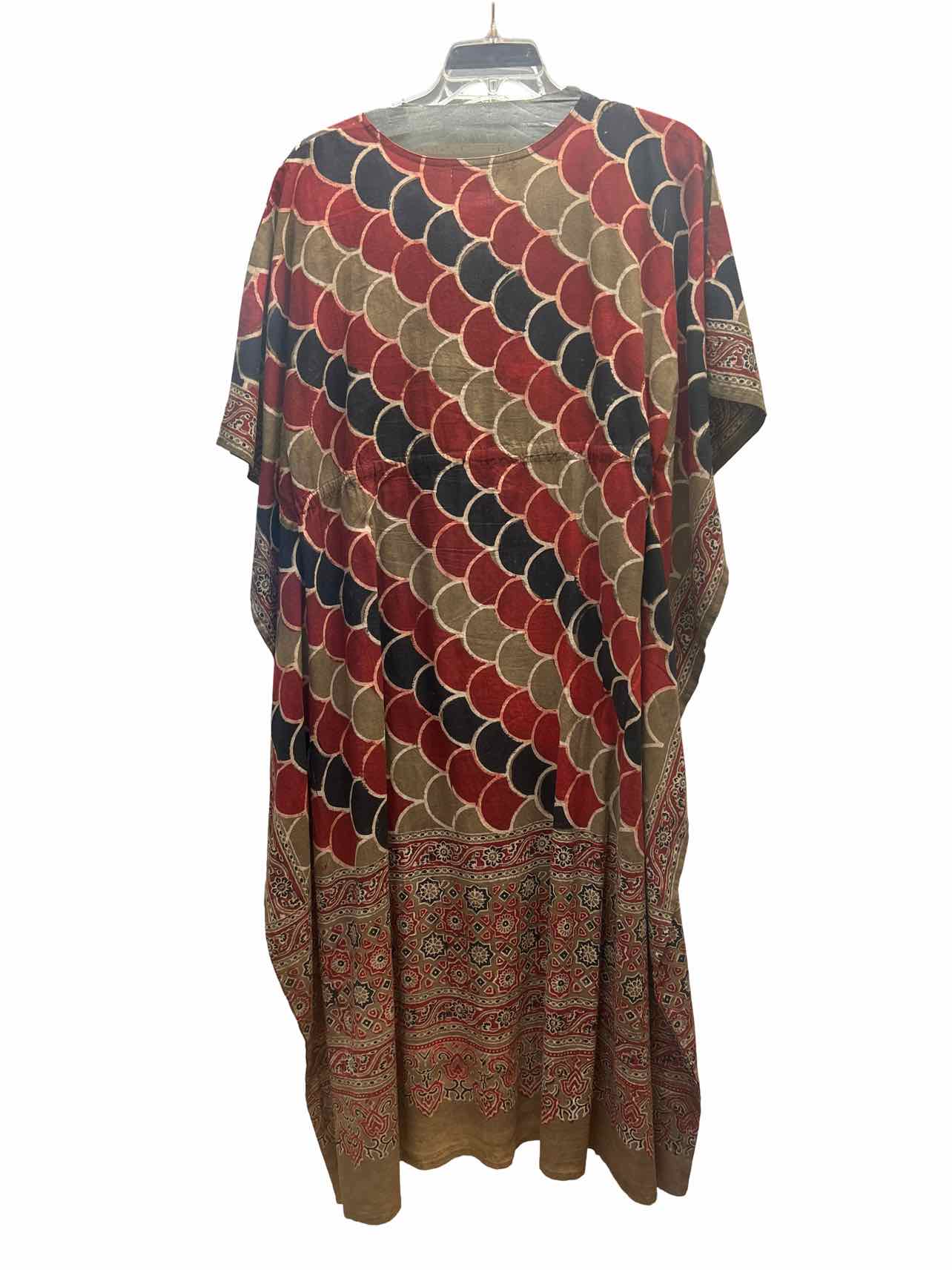 THE FOX & THE MERMAID VENICE HAND BLOCKED PRINT KAFTAN