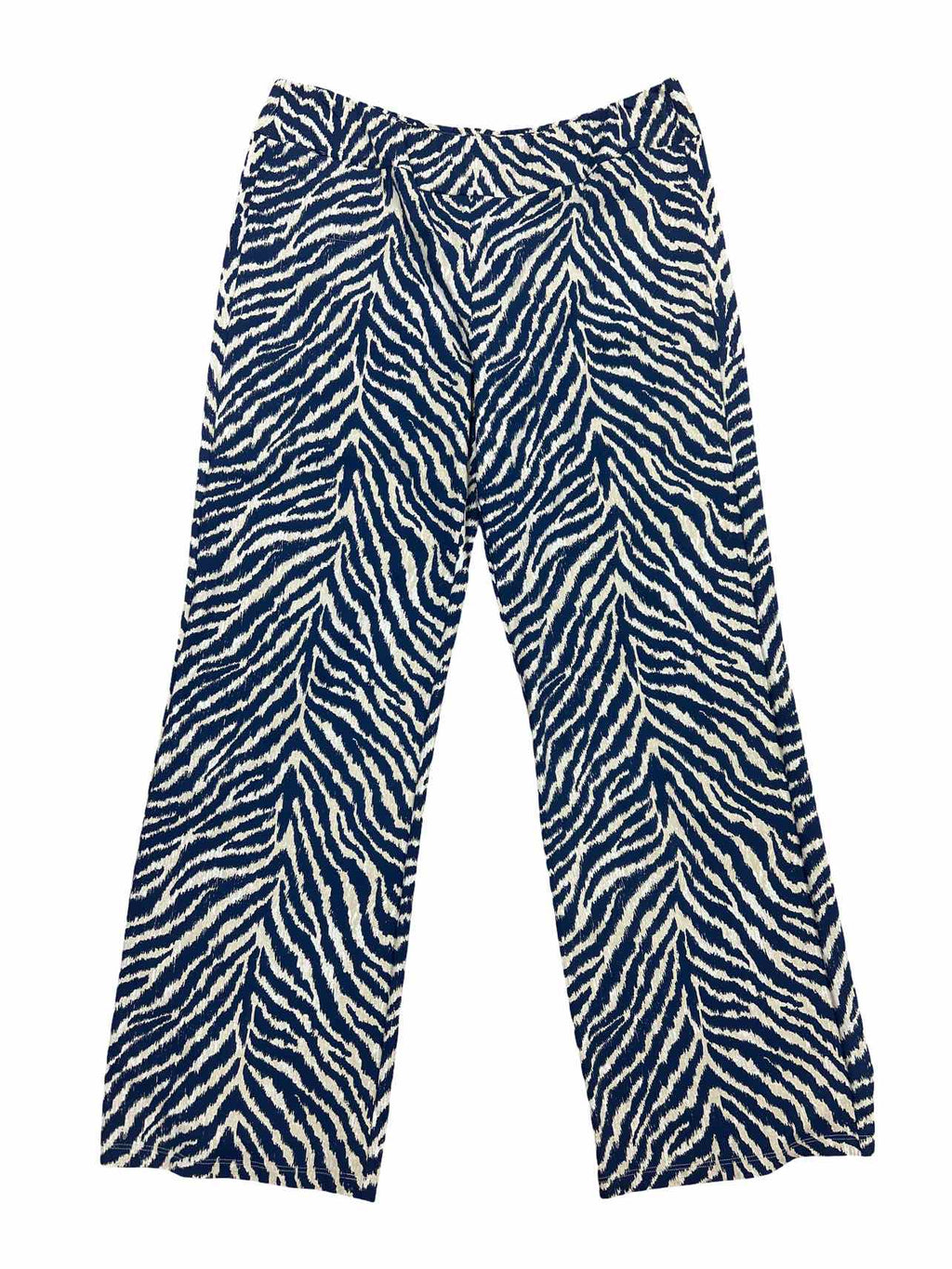 J MCLAUGHLIN ZEBRA PRINT WIDE LEG PANT SIZE: XL