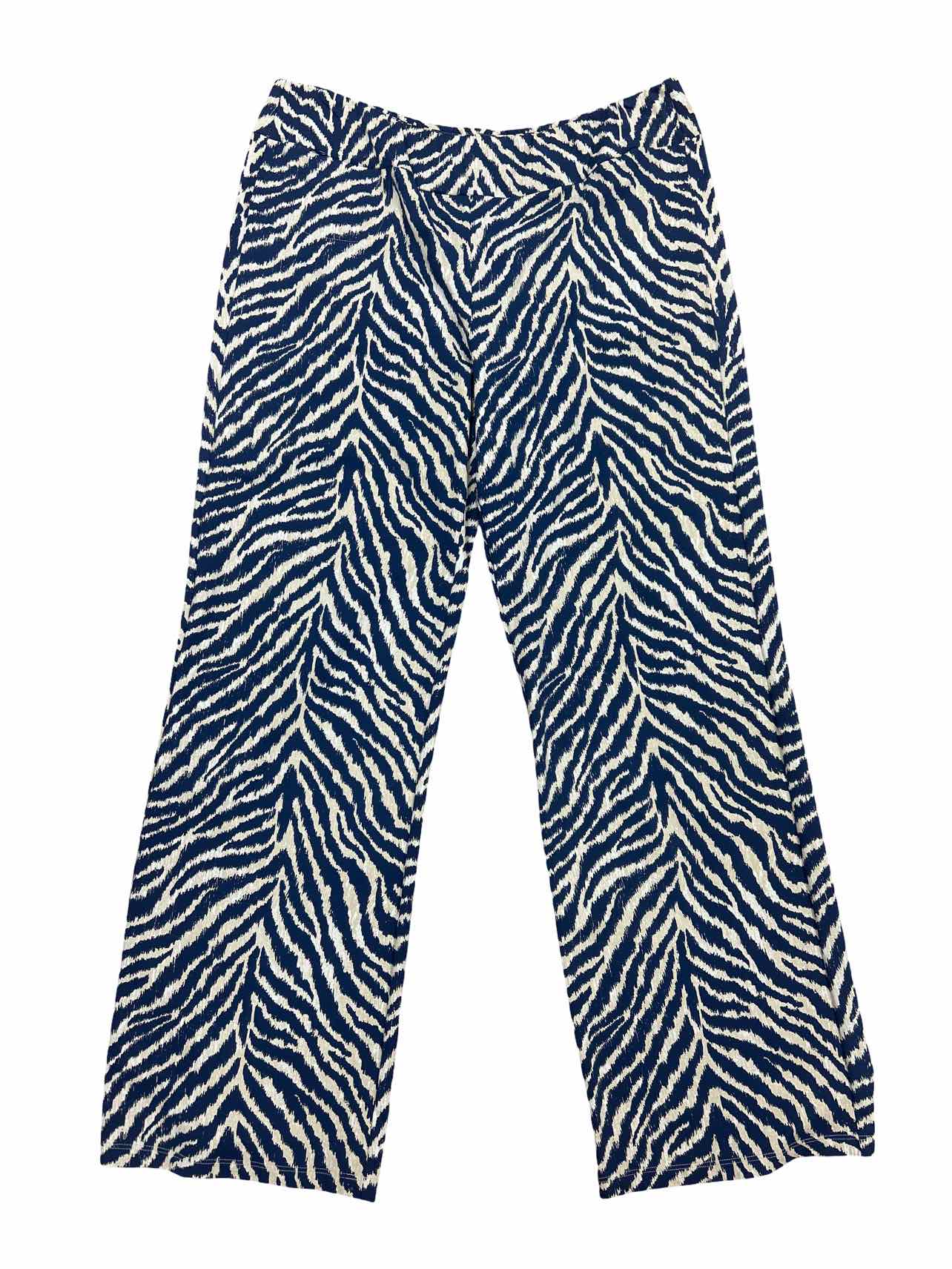 J MCLAUGHLIN ZEBRA PRINT WIDE LEG PANT SIZE: XL