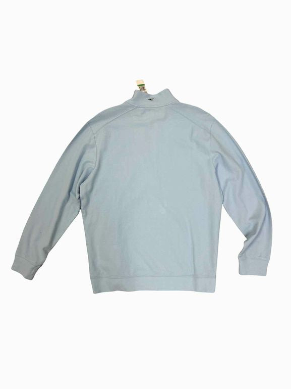 VINEYARD VINES NWT! BROADFIELD HALF ZIP JAKE BLUE SIZE: L