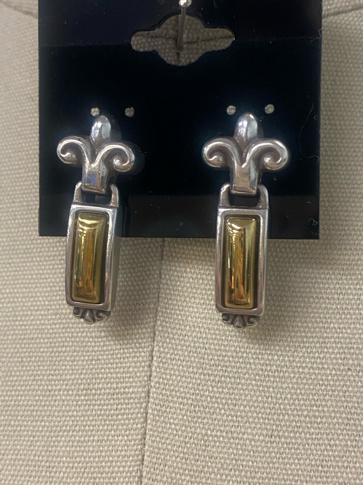 BRIGHTON FLEUR DE LIS POST DROP EARRINGS