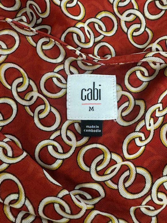 CABI 3951 RINGLEADER WRAP RED TOP SIZE M