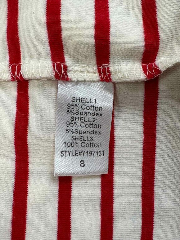 TUCKERNUCK ASHTON KNIT POLO STRIPED DRESS SIZE S