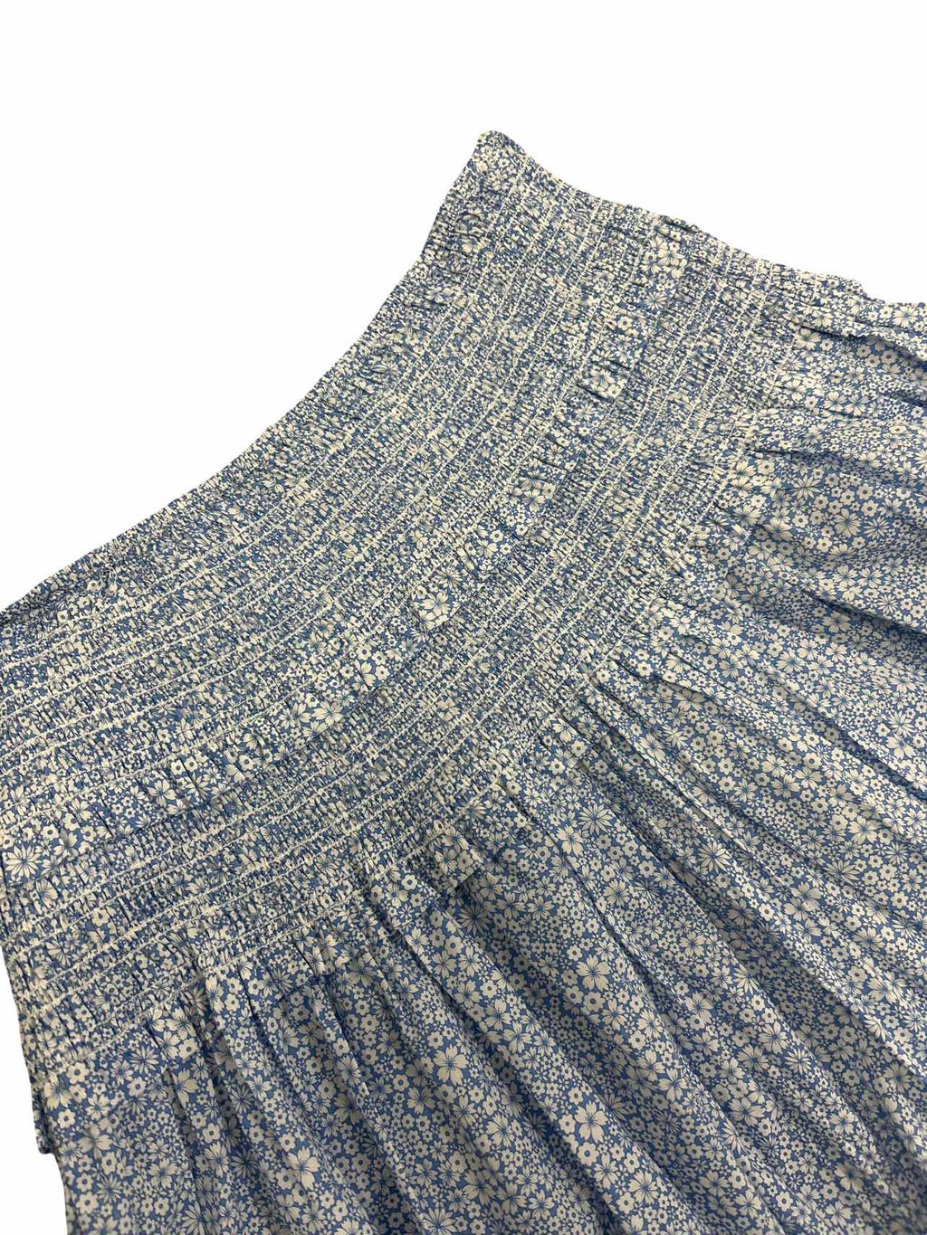 JCREW LIBERTY FABRIC JACQUELINE'S BLOSSOM SMOCKED MIDI SKIRT SIZE: M