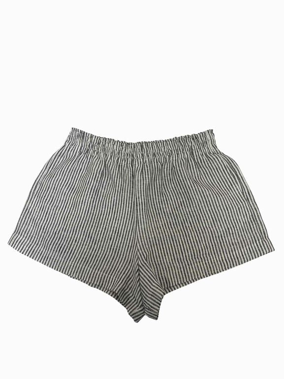 REFORMATION MILA 100% LINEN PULL ON SHORTS SIZE: M