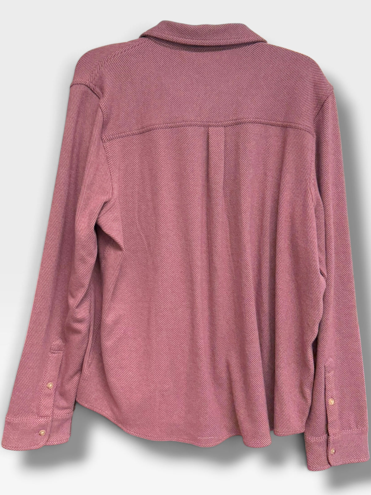 NWT WOMEN'S FAHERTY LEGEND MAUVE PINK SWEATER BUTTON DOWN SHIRT SIZE XXL