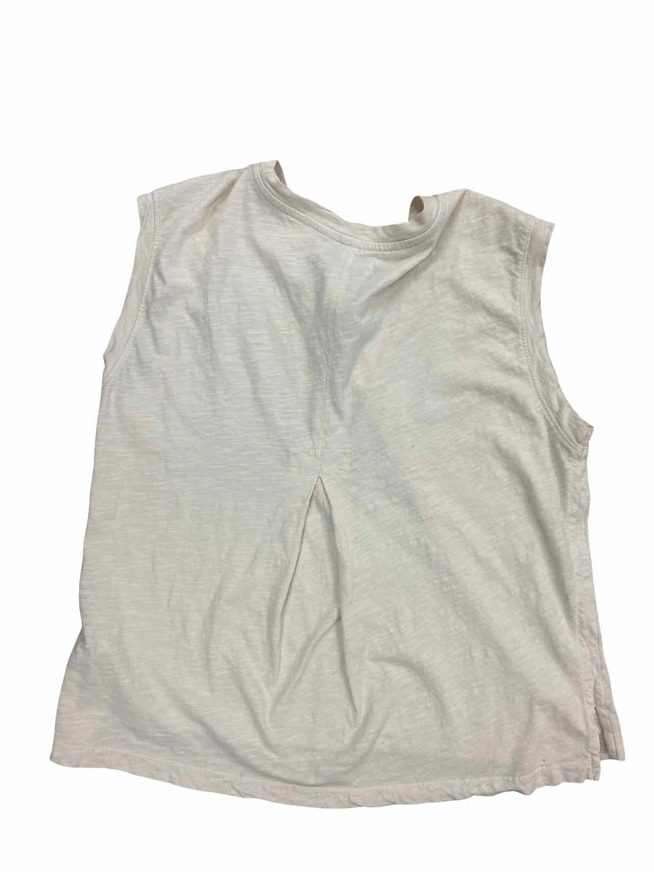 REFORMATION ROWAN SAVANNAH SLUB COTTON MUSCLE TANK SIZE: S